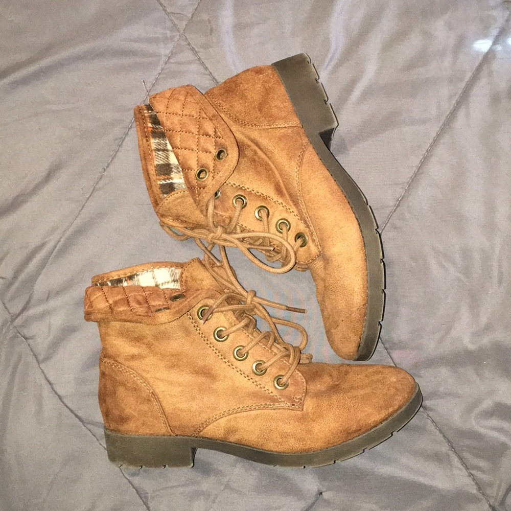 Brown Suede Boots